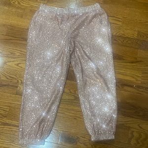 Loft Sequin Joggers